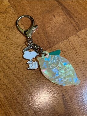 Peanuts x Universal Studios Japan Snoopy Holographic Lemon Charm Keychain